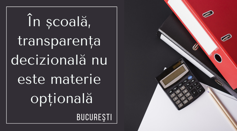 transparenta scolilor Bucuresti